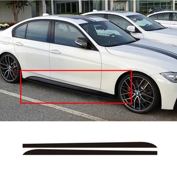 2 buc Fibra de Carbon Grafic de Vinil caroserie Partea de Fusta Decalcomanii Autocolant Pentru BMW 1 3 4 5 6 F30/F35/F31