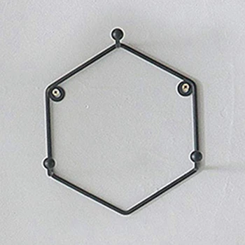 Agățat Modern, cu Cârlige de Bucătărie Simplu Hexagon Forma de Stocare Suport Cana Rack Cupa economie de Spațiu