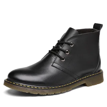 De înaltă Calitate pentru Bărbați Cizme de Iarna din Piele Pantofi de Mari Dimensiuni Pantofi Barbati din Piele Cizme de Producători Direct