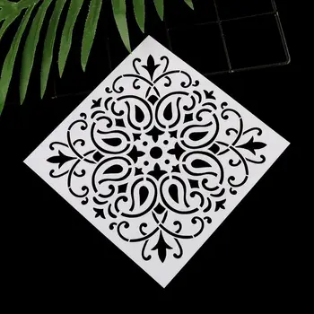 16pcs/set Desen Mandala Riglă Șablon Șablon Tabloul de Bord DIY Album Decor K1AB