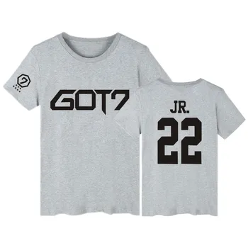 Fierbinte de Vânzare de Îmbrăcăminte de Brand Kpop ARE 7 Fani Tricou O-Gat Maneci Scurte T-Shirt Camisa Masculina Casual Scrisoare de Imprimare Hip-Hop-Tees