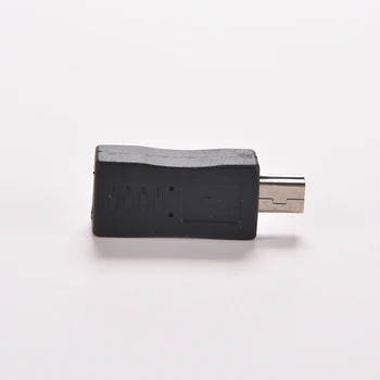 Drept / L Forma Black Micro / Mini USB Feminin Mini / Micro USB de sex Masculin Adaptor Conector pentru Încărcător Convertor Adaptor 4 Tipuri