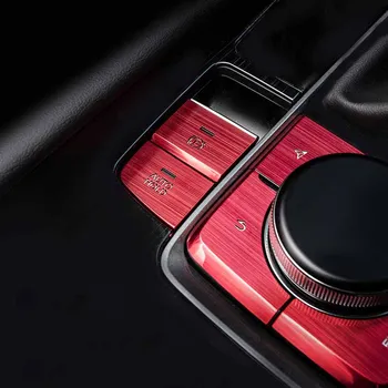 Styling auto Multi-funcția de Comutator buton Capacul Frânei de parcare Electronice Autocolante Pentru Peugeot 2008 2019-Prezent Accesorii Auto