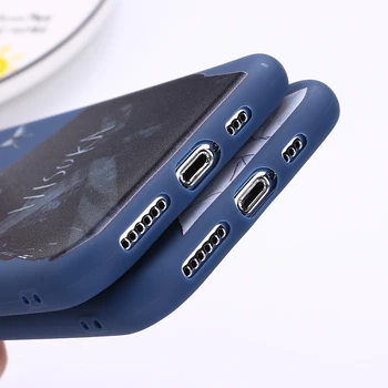 Melanina Poppin Fete Negre Telefon Acoperă Pentru iPhone 12 mini 11 Pro Max X XS XR Max 7 8 7Plus 8Plus 6S SE Moale Fundas Acoperi Caz