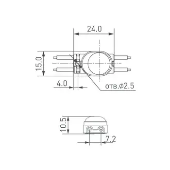 Sigilat modul arl-orion-r03-12v rece (2835, 1 led, 170 grade) (ARL, interior) 240 Buc Arlight 028774