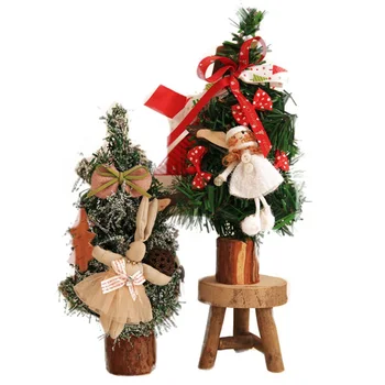 Vacanță de Crăciun Copac Floare Mini Desktop Masă XmasTree Decor Petrecere Ornament pentru Interior Acasă de Birou Cadouri pentru Copii