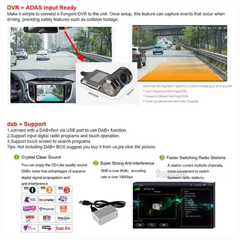 2din Android 9.0 Octa Core 64 Rom Pentru Hyundai I40 2011-2013 Masina Dvd Player cu Gps Glonass Harta Rds Radio Wifi, 4g, Bluetooth 4.2
