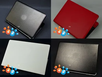 Fibra de Carbon din Piele Laptop Autocolant Piele Decalcomanii Capac Protector pentru Dell Inspiron 7472 i7472 14