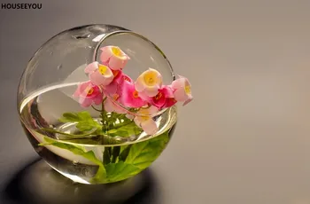 Sticla de cristal, Vaze de Flori Vaza pentru Decor Acasă Ornamente Acvariu Rezervor de Terariu Recipient Hidroponice Oală Petrecere de Nunta Cadouri