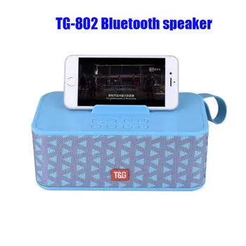 TG802 difuzor wireless portabil structura Bluetooth 5.0 stereo difuzor subwoofer introduce cardul TF card radio FM suport de telefon