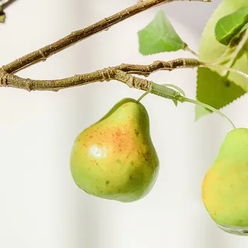 High-end plante Artificiale nouă simulare de fructe două furculițe pere fructe de simulare fructe berry acasă petrecerea de nunta decor de vacanță