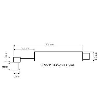 SRP-110 Profunde Groove Stylus Sonda Traductor Senzor pentru SRT-6200 SRT-6210 Rugozitatea Suprafeței Tester Metru Ecartament