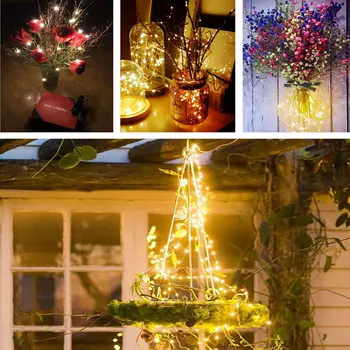 Led lumini de crăciun 10M în aer liber led lumini șir de decorare pomul de crăciun decor de basm lumina pentru petrecerea de nuntă vacanță lumina