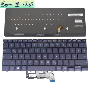 NE GR Inlocuire tastaturi pentru ASUS ExpertBook B9 B9450 FA B9450FA engleză germană bleumarin tastatura 0KNB0 1620US00 1620GE00