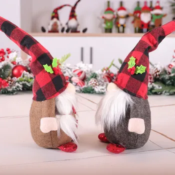 Plus Tricotate Decor de Crăciun fără Chip de Păpușă Pădure Vârstnicul Ornamente, Decoratiuni de Craciun pentru Casa navidad новый год 2021