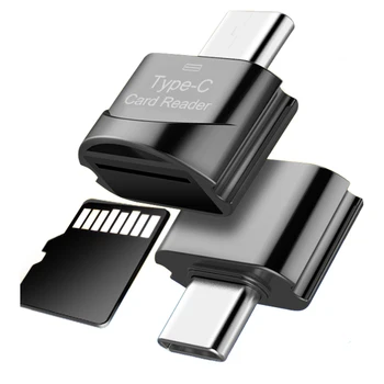 Portabil USB 2.0 Tip C, Cititor de Card USB-C TF Micro SD, Adaptor OTG de Tip C, Cititor de Carduri de Memorie Pentru Samsung Macbook Huawei LeTV GGA