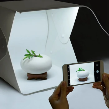 Actualizat Versiune Portable Studio de Fotografie,Mini Portabil și Pliabil Foto Light Box Studio Foto, Fotografie de Cort Kit cu LE