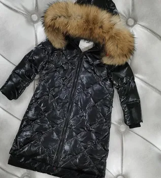 Noul Mare Real Blană de Raton Guler Rață Jos Haina Îmbrăcăminte exterioară pentru Femei Gros de cald Iarna Cald în Jos Jachete