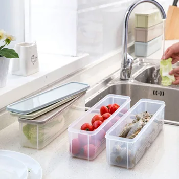 Bucătărie Transparent Cutie De Depozitare Boabele De Fasole De Stocare Conține Sigilate Acasă Organizator Container Pentru Alimente Frigider Cutii De Depozitare