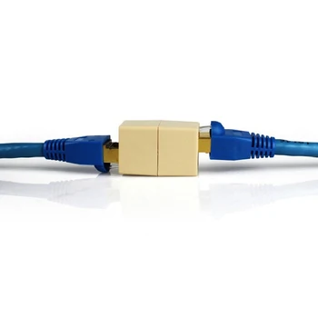 RJ45 Femeie la Femeie Rețea Lan Ethernet Cablu de Tamplarie Conector Instrument