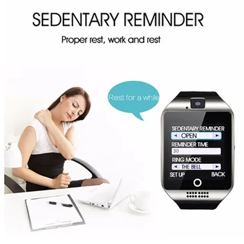 Relogio Bărbați Moda Sport Ceas Inteligent Q18 Femei Impermeabil Smartbracelet Cu SIM Card TF Camera Memento Apel Smartwatch 2020