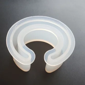 DIY Bijuterii Durabil Instrument de Luare a Deschide Manșetă Brățară Manual Rășină Transparentă Flori Brățară Silicon Mucegai Mucegai, Rezistent la Căldură