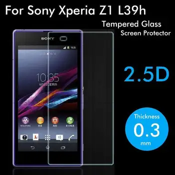 2.5 D Pentru Sony Xperia Z1 L39H Sticla Original 9H Film Protector Explozie-dovada de Ecran Protector pentru C6903 C6906