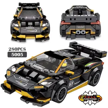Orașul Supercar De Curse Blocuri Technic Masini Sport Super Model Racer Jucării De Asamblare Cărămizi Viteză Vehicul Copii Cadouri Baieti