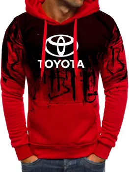 2020 Hanorace Barbati pentru Toyota Masina Logo-ul de Imprimare Tricou Primavara Toamna Gradient Bărbați Hoodie hip hop harajuku Casual Hoody