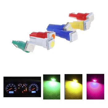 50Pcs LED T5 5050 Instrument becuri 24V DC, LED-uri Auto Auto Tablouri de bord Indicator Lampă