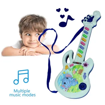 OCDAY Chitara Electrica Muzicale de Jucărie Joc Kid Boy Fata de Învățare Copilul Dezvoltare Electron Jucărie de Învățământ Devreme Jucărie cele mai Bune Cadouri