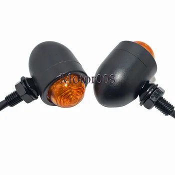 Universal 10mm LED Glonț de Semnalizare Lumina de Frână Frână de Oprire Funcționare Semnalizare Coada de Lumină Pentru Harley Chopper Custom Bobber