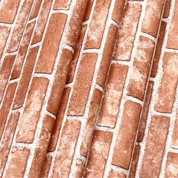 Wellyu papel de parede 3D antic retro caramida cultură piatra, caramida tapet magazin de îmbrăcăminte cafe caramida roz tapet