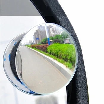 2 Buc/1 Buc Masina De 360 De Grade Framless Blind Spot Mirror Unghi Larg Convex Oglindă Mici, Rotunde Partea Unghi Mort Retrovizoare Parcare Oglinda