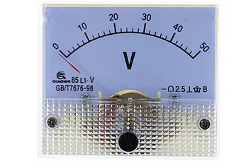 85L1-V AC 0-50V Dreptunghi Analog Volt Panou Indicator Contor