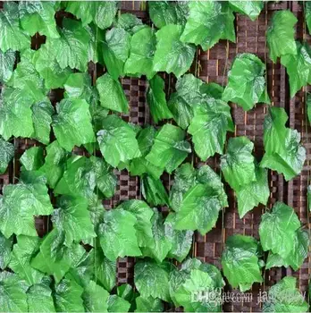 Frumoasa Verde Frunze De Struguri De Viță De Vie 24 Buc/Lot, Ivy Simulare De Plastic De Flori Plante Artificiale Pentru Nunta Decor Acasă