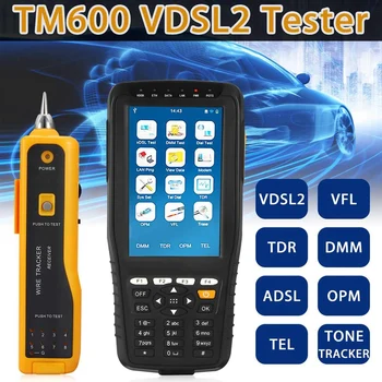 Tm-600 Vdsl, Vdsl2 Tester Adsl Wan Si Lan Tester Linia Xdsl Echipamente De Testare Cu Toate Funcțiile(Opm+Vfl+Ton Tracker+Tdr) Ue Plug