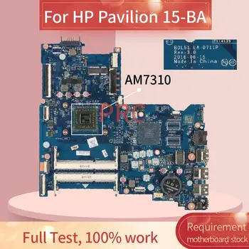 860341-601 854965-601 860341-601 Pentru HP Pavilion 15-BA AM7310 Laptop placa de baza LA-D711P DDR3 Placa de baza