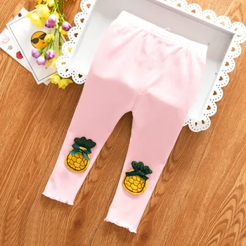 Iarna De Toamna Pentru Copii Fete Jambiere Desene Animate Ananas Model Copii Drăguț Elastic Pantaloni Cald Copilului Nou-Născut Pantaloni Haine De Copil