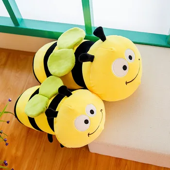 De Pluș De Creație De Programe De Desene Animate De Albine Jucării Drăguț Moale Perna Foarte Moale Animal De Pluș De Albine Papusa Cel Mai Bun Cadou Pentru Copii Prieten Copil