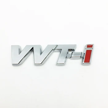 FTDF 3D Metal VVTI VVT-I Emblema, Insigna Auto Autocolant Partea de Styling Auto pentru Toyota Corolla 2008 Boot Masina Fender Emblema Autocolante