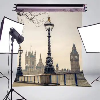 5x7ft Rafinat marea BRITANIE Big Ben Fotografie de Fundal Westminster Abbey Fondul Studio elemente de Recuzită de Perete Londra Arhitectura