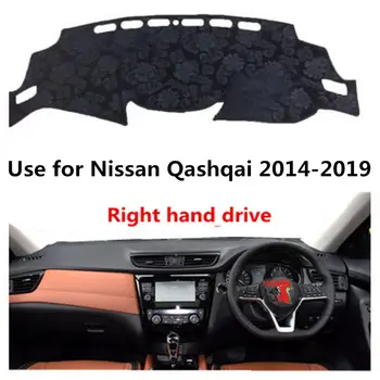 Taijs volan pe dreapta masina tabloul de bord coperta pentru Noul Nissan QASHQAI 2016-2017 dacron creatoare de moda tabloul de bord pad pentru qashqai