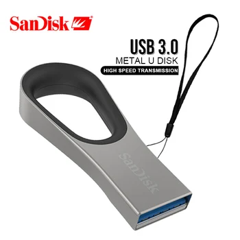 Original Sandisk pendrive CZ93 USB 3.0 Flash Drive 64GB Pen Driv 128GB U Disk de mare viteză de 130 MB/S cle usb stick