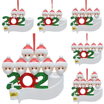 2020 Carantină De Crăciun, De Anul Nou Familia Decor Cadou Produsul Personalizat Agățat Ornament, Decor Zile De Nastere Partid Pandantiv
