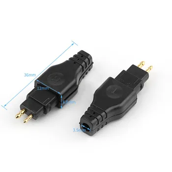 2 buc Mini Casti Cablu Pin Audio Plug pentru HD580 HD600 HD650 HD25 Auricolare Aggiornamento Spina del Cavo di-Linea con HD Spina