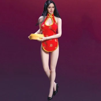 1/6 model la scară Difuze set Manmodel MM017 restaurant Chinezesc chelneriță ultra scurt cheongsam set costum model de colectie