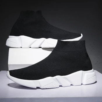 Damyuan Pantofi sport 2020 Nou Slip-On Pantofi Ciorap Zapatos De Mujer Casual confortabil respirabil non-alunecare de vară pentru bărbați Adidași