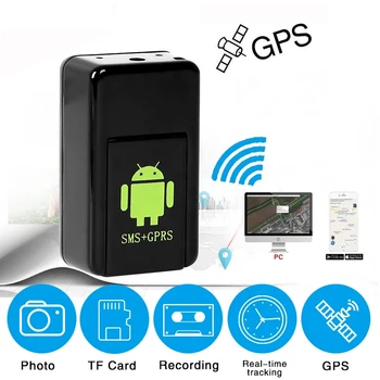 Trackers GPS Copii GF08 Camera Universal Activat Mini Remote Localizare Voce Antilost Timp Real GSM/GPRS Ascultare