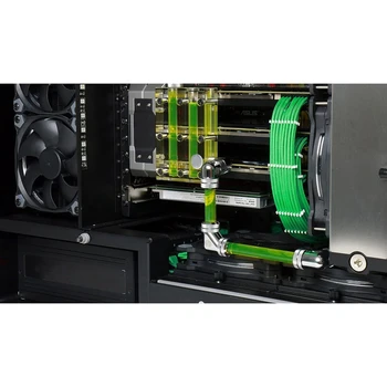Împletite ATX cu Mâneci Cablu set de Extensie pentru Cablul de Alimentare Kit, PSU Conectori cu Cablu Pieptene Set (Alb)